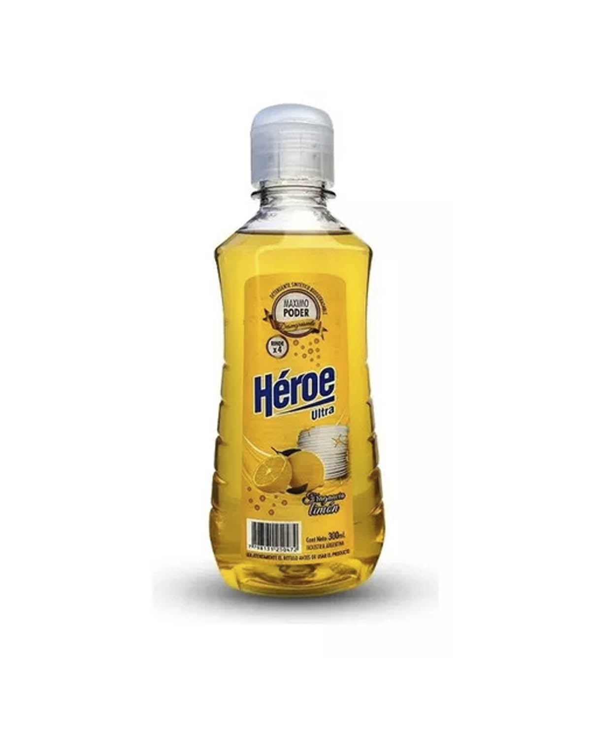 Detergente Heroe Ultra Limon x 300 Ml